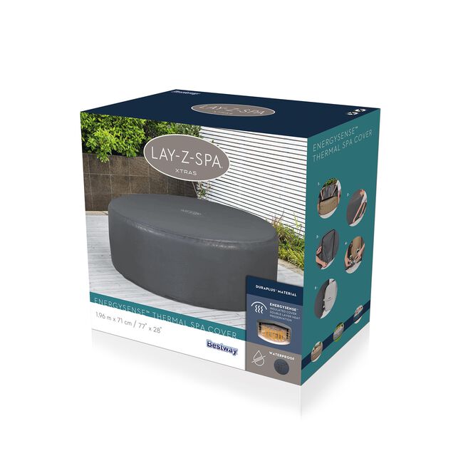 Lay Z Spa Thermal Round Hot Tub Cover 77" x 28"